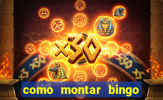 como montar bingo brinquedos toia